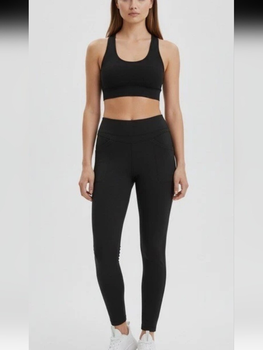 PrAna Black High-Waist Performance Leggings